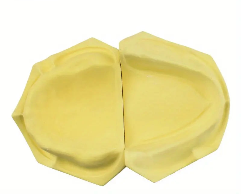 Dental edentulous plaster model upper & Lower