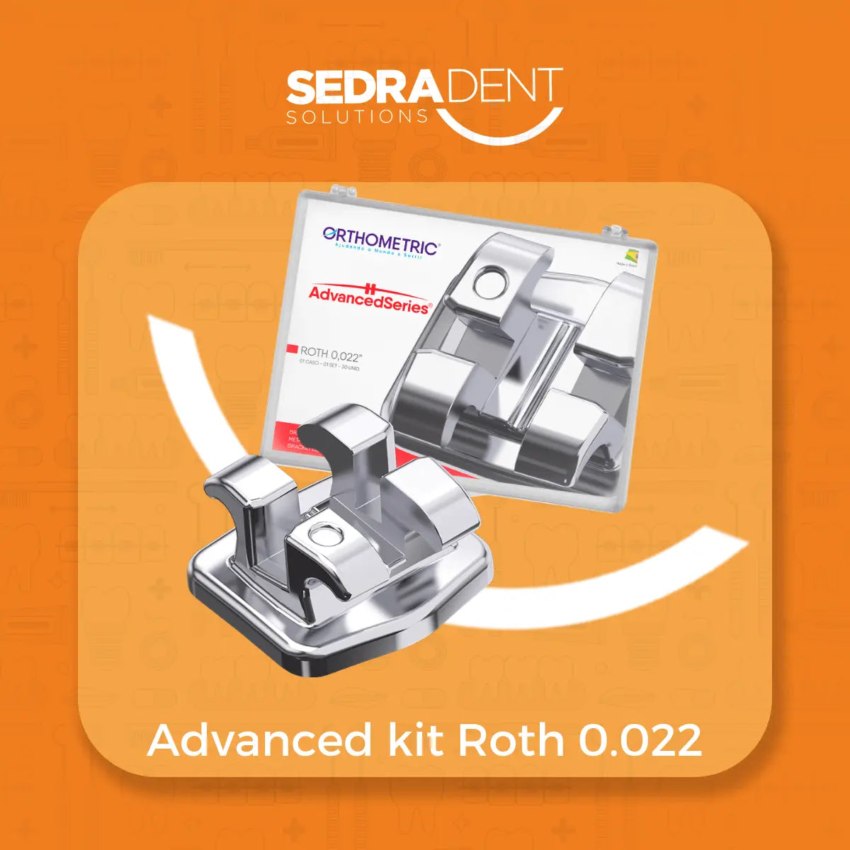 Sedra Advanced series metal Brackets ROTH 0.022