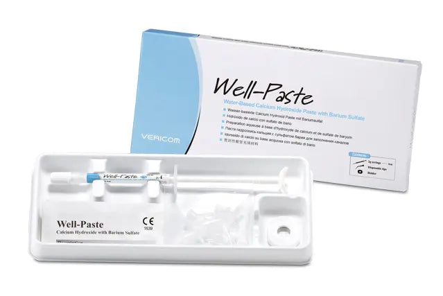 Vericom Well Paste Calcium Hydroxide Paste with Barium Sulfate Syringe