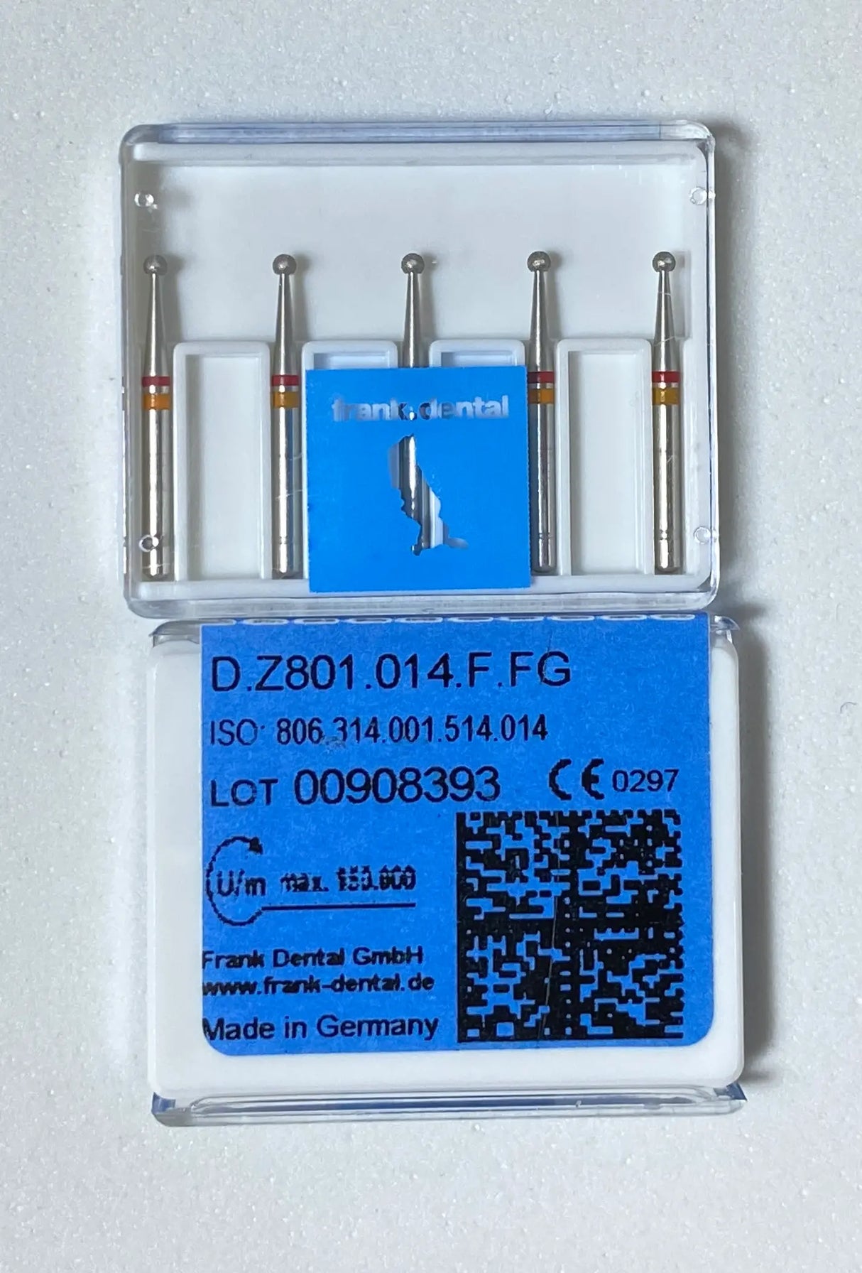 Franke Dental D.Z801.014.F.FG Diamond burs zirconium - round - FINE