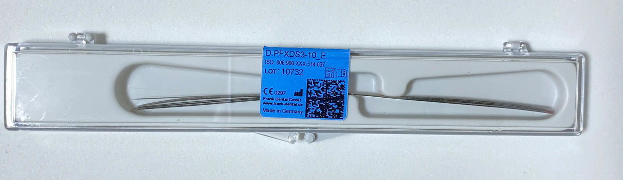 Franke Dental Diamond finishing strips,3.75mm, Red, 10 pieces