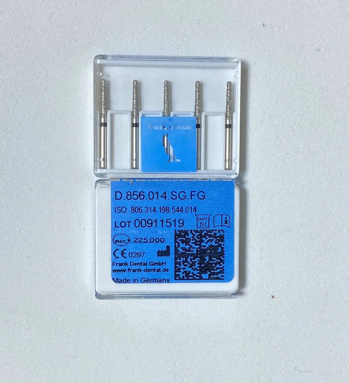 Franke Dental D.856.014.SG.FG HIGH SPEED Diamond tapered round end - SHORT - BLACK