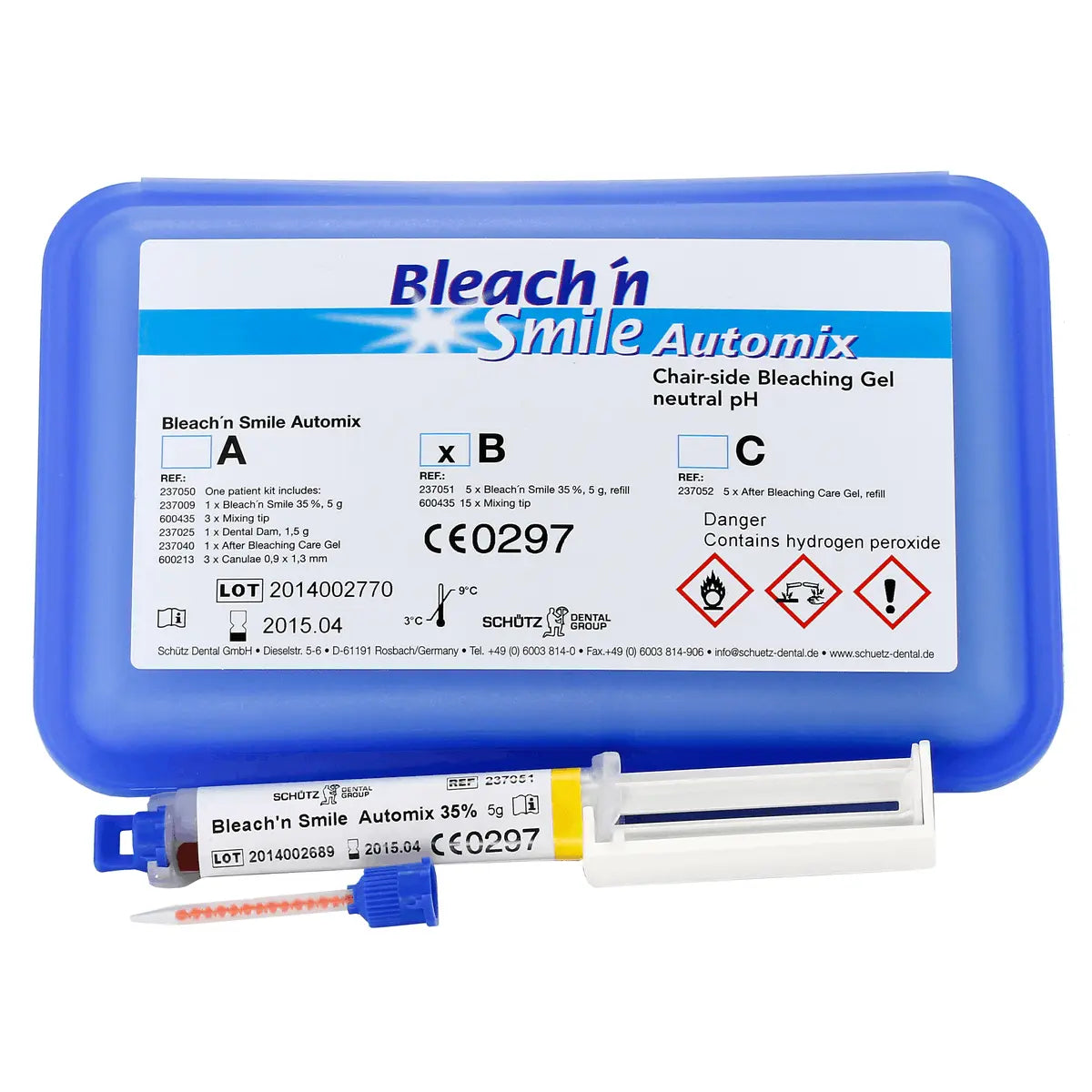 Schutz Bleach’n Smile Refill Set tooth whitening gel
