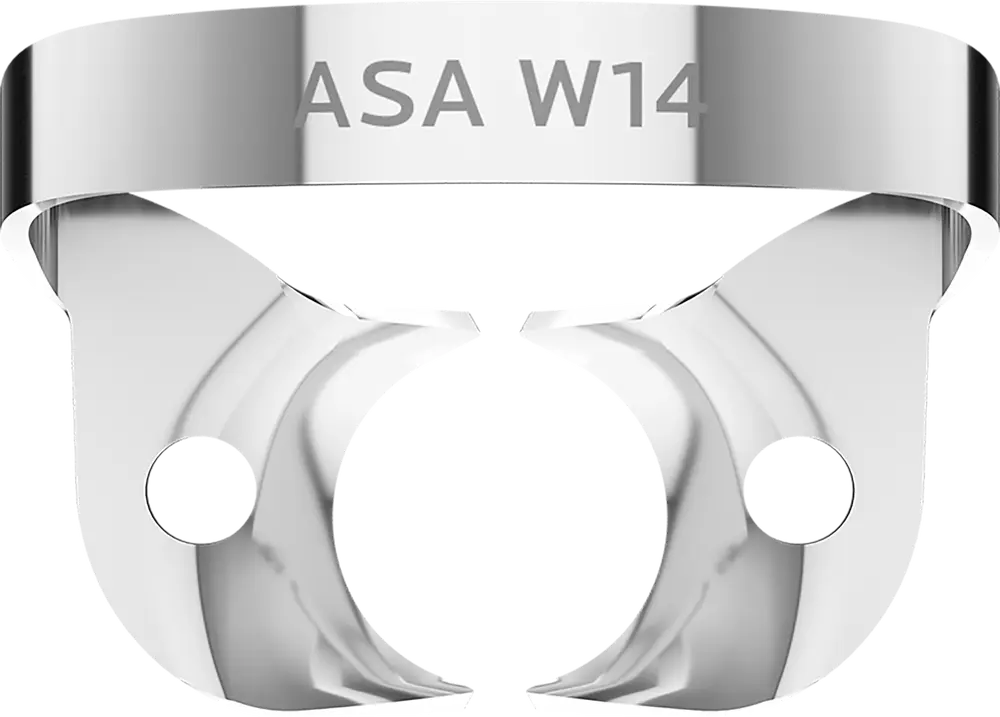 ASA Rubber dam MOLAR CLAMPS,WINGLESS