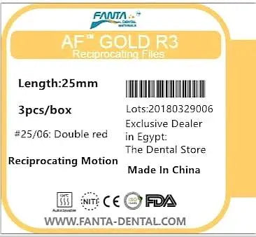 AF Gold R3 receprocation File #25/06