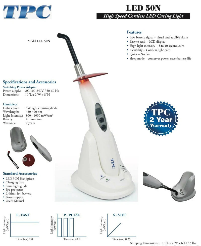 TPC Light cure + 2 Battery