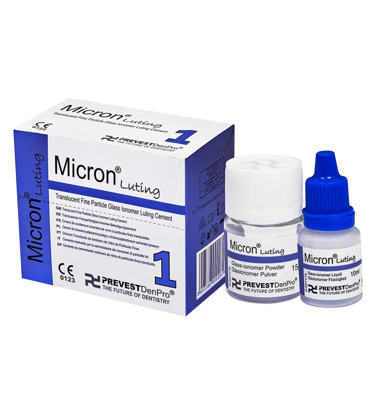 Prevest Micron Luting Glass Ionomer Cement 15gm and 10ml