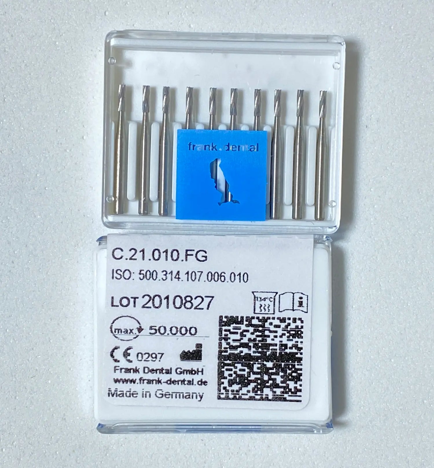 Franke Dental C.21.010.FG – High Speed Carbide Bur, Fissure