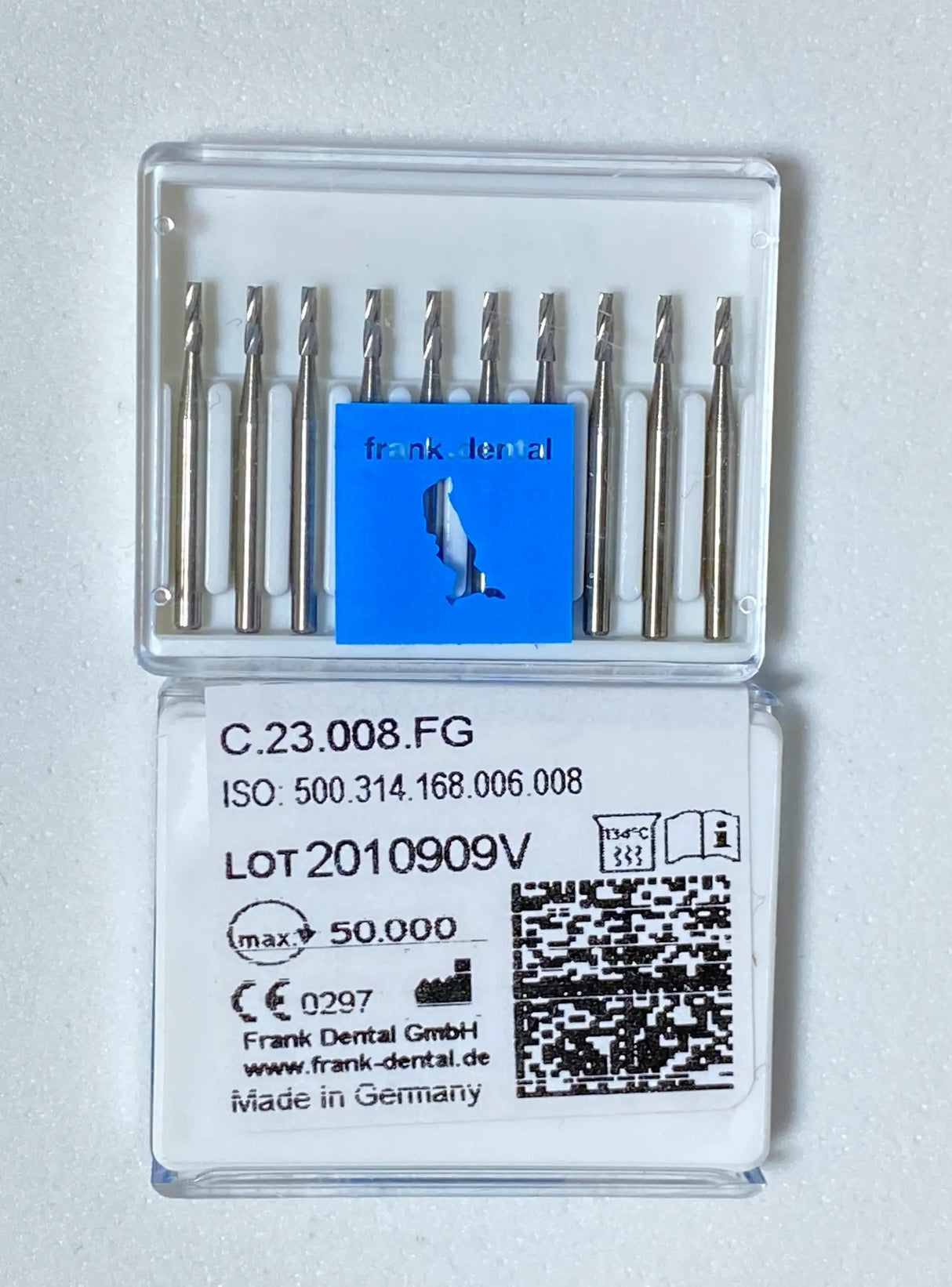 Franke Dental C.23.008 HIGH SPEED - Carbide burs tapered fissure