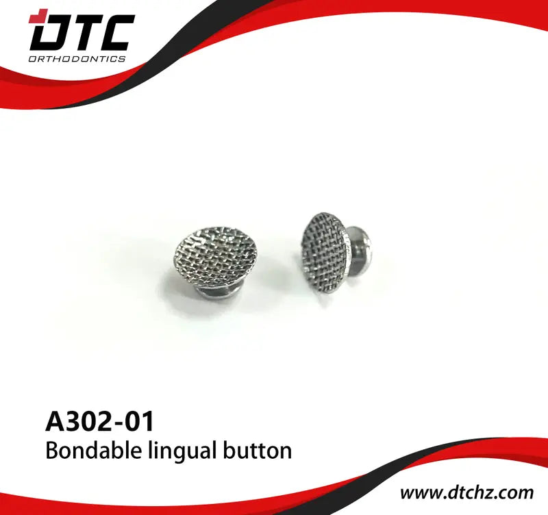 DTC Lingual Bondable Buttons - Round Base
