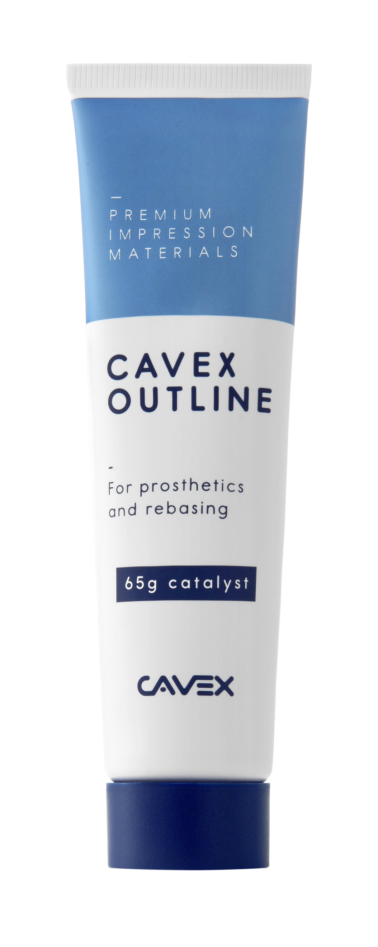 Cavex Outline Zinc Oxide Eugenol Free  Impression Paste 140 gr white paste + 65 gr blue pasteg