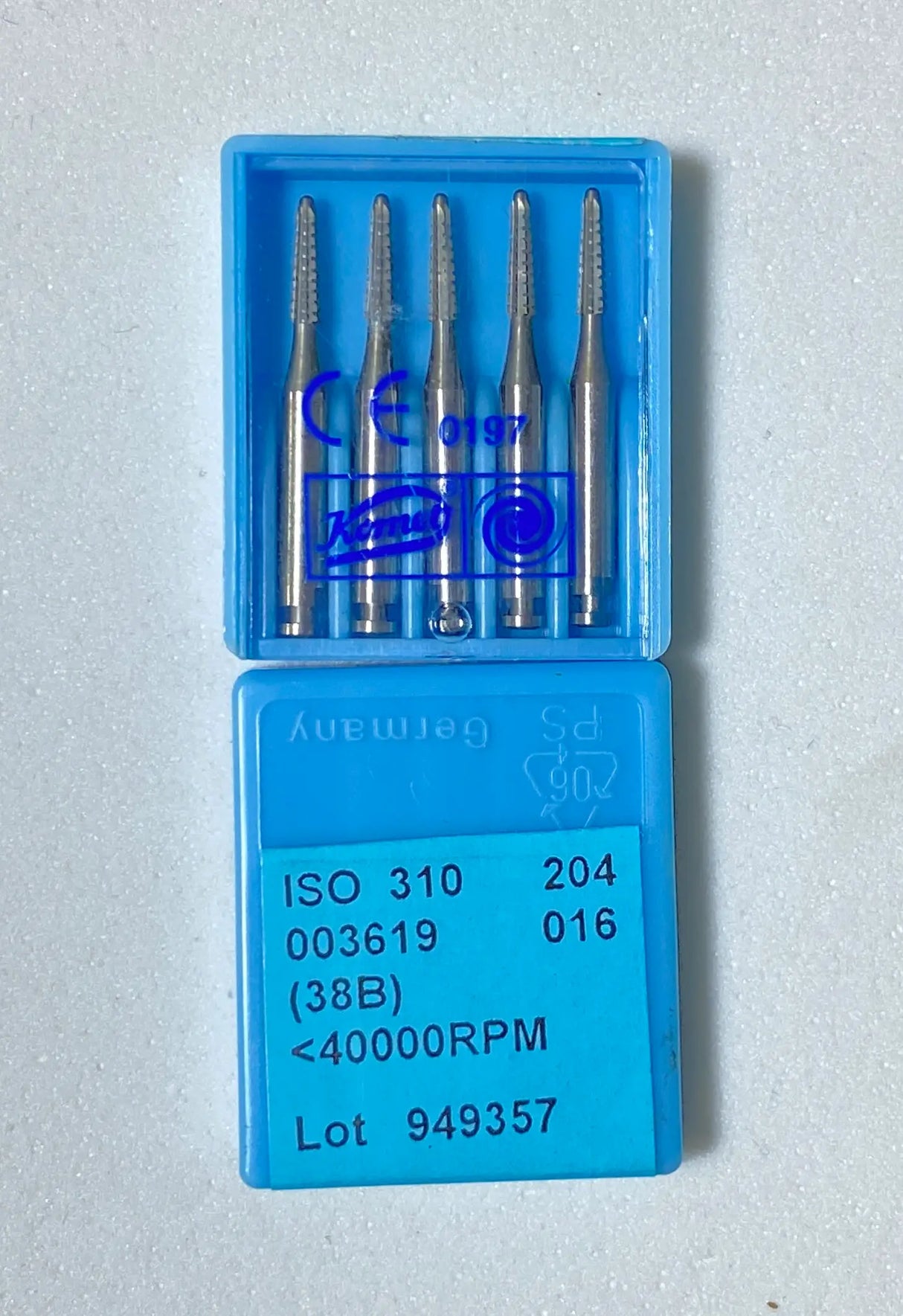 Komet Low Speed Surgical Cross Cut Stone bur - 1 pc