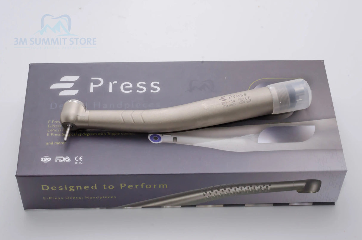 E-press Push button high speed - high torque Pure Titanium Handpiece