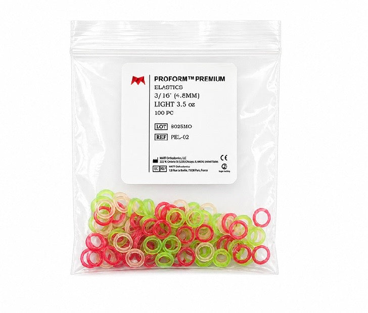 Matt Ortho Intraoral Elastics 1 packet