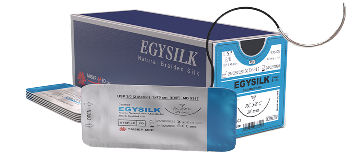 SUTURE BLACK SILK - ARE 3\0