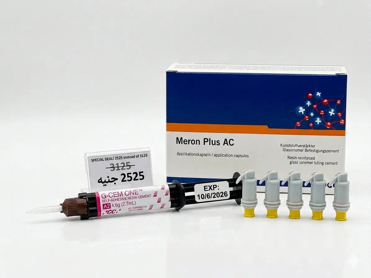 GCem ONE Resin Cement Expiry 10/6/2026 + FREE VOCO Meron Plus 5 Capsules (Offer)