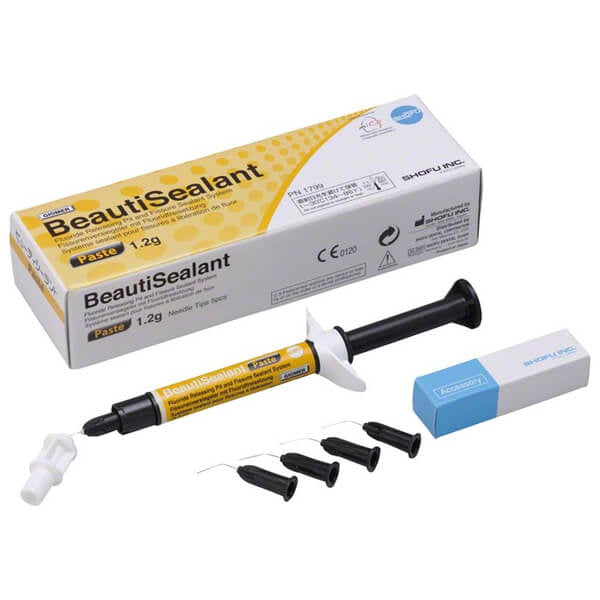 Shofu BeautiSealant syringe pit and fissure sealant 1.2 g Paste + Tips