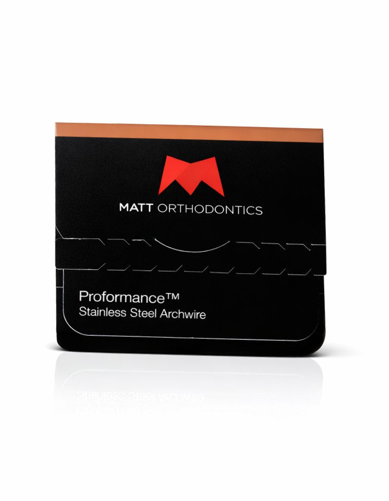 Matt Ortho PROFormance Rectangular Stainless Steel Upper (10 wires/pack)