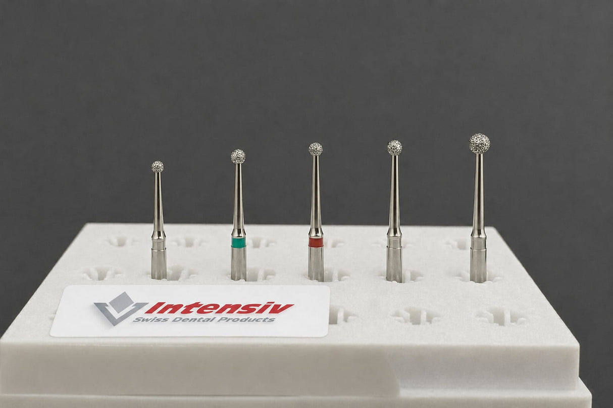 Intensiv Round Long Shank diamond Bur