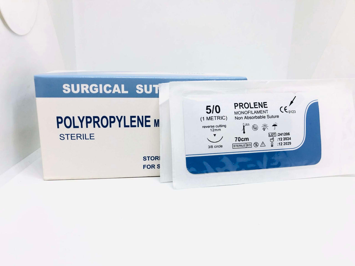 Suture Prolene Egy Prolene monofilament polypropylene suture by Taisier-med