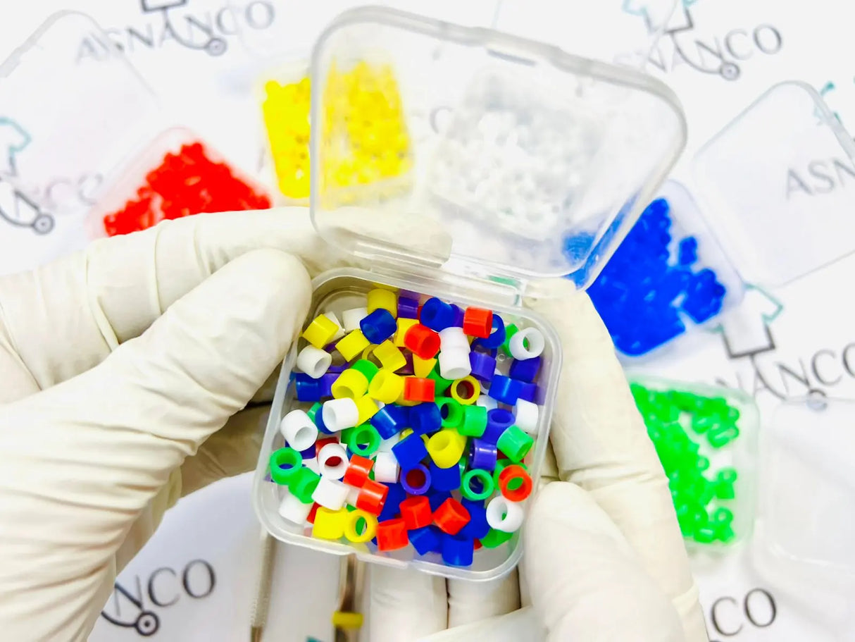 Dental silicone color coding rings 100pcs/box