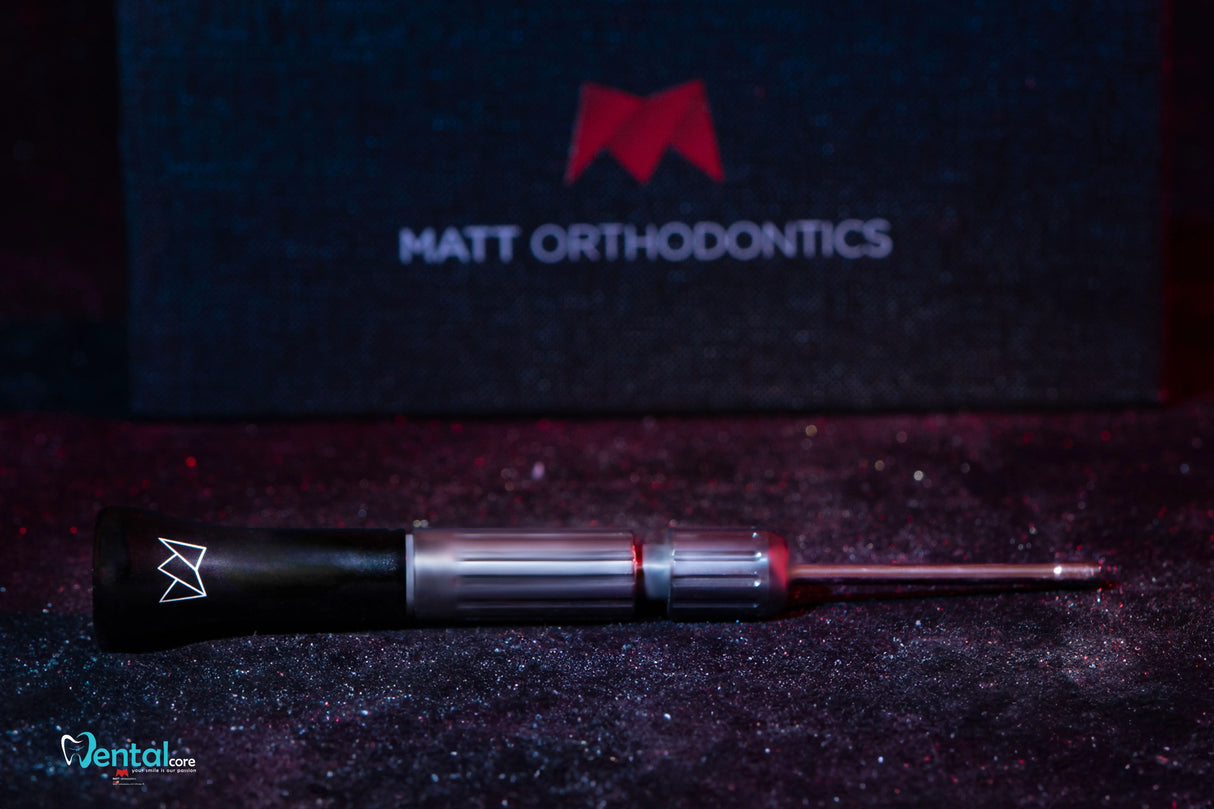 Matt Ortho Implant Mini screw Driver Handle Black Stainless Steel