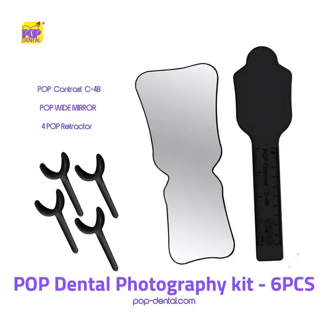 Pop Dental Photography Kit Wide 6 Pcs