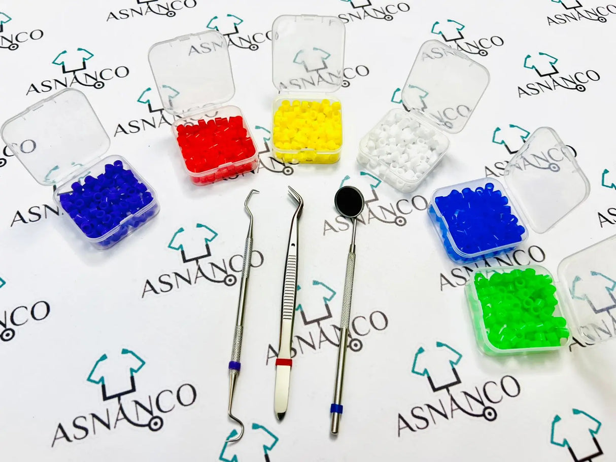 Dental silicone color coding rings 100pcs/box