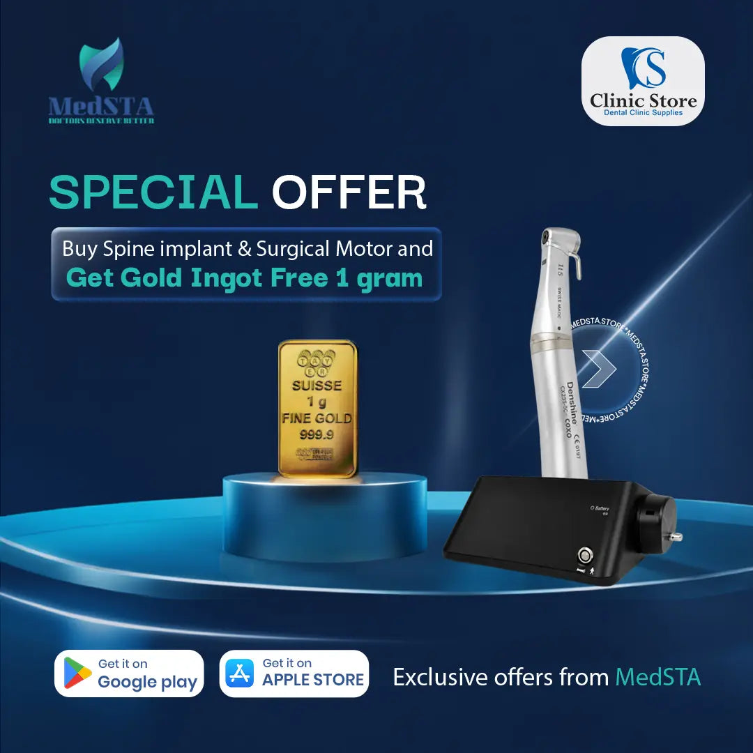 Special Offer Buy Spine implant & Surgical Motor and Get Gold Ingot Free