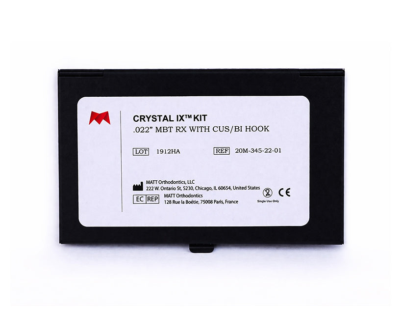 Matt Ortho Crystal Ceramic Monocrystalline Bracket Kit