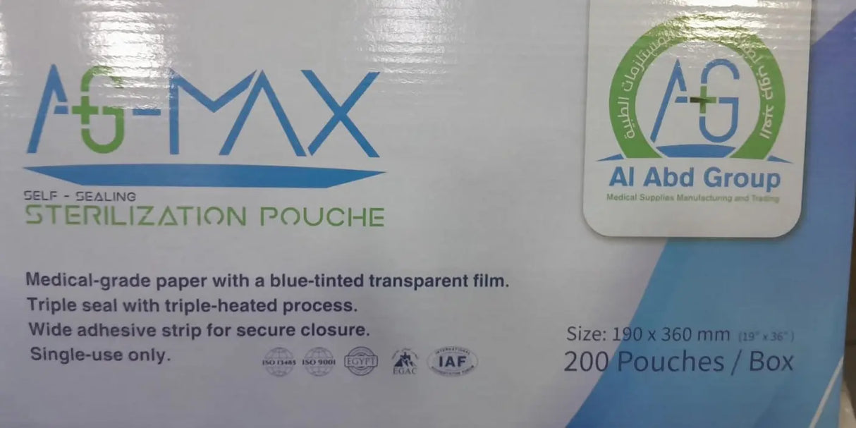 AL ABD Sterilization Pouches 19 Cm
