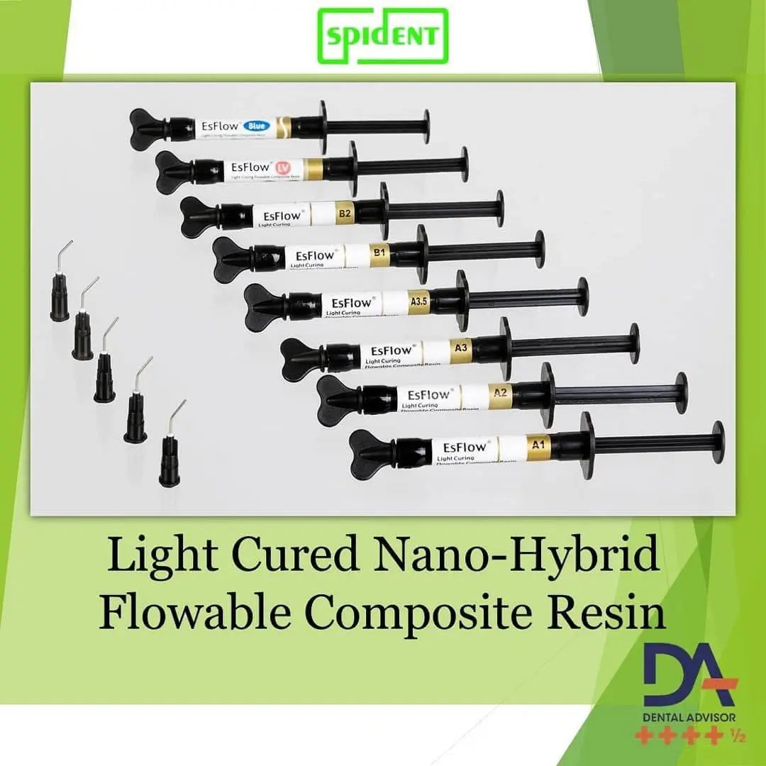 Spident Base It - 4 Seringues De Base & Liner Photopolymérisable Pour Dentisterie (Corée)