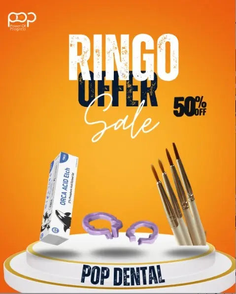 Ringo Offer 2 POP Ringo Rings+ ORCA ACID Etch 37%+POP Composite Brush Kit