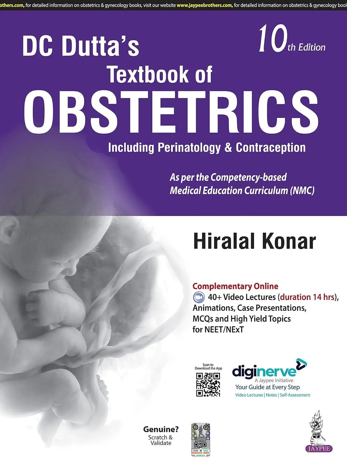 DC Dutta’s Textbook of Obstetrics, 10 th 2023