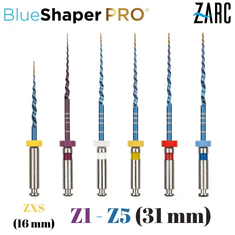 ZARC blueshaper pro 25mm 6 files (Zxs-Z5)