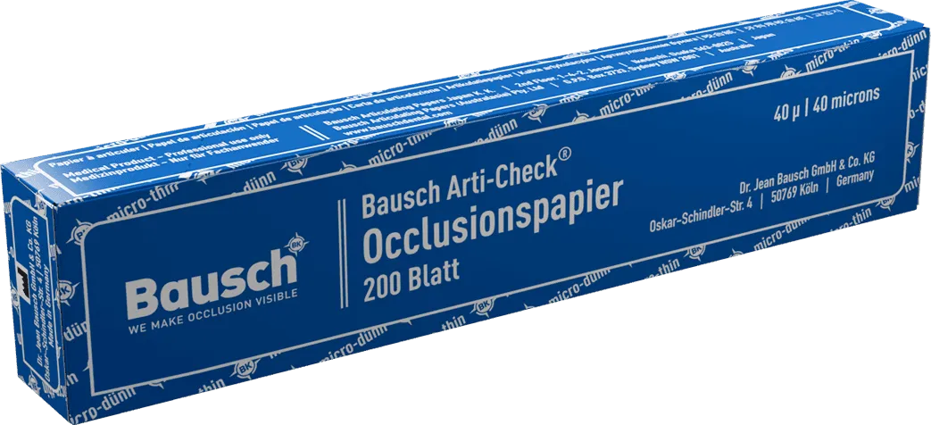 Bausch Articulating Paper 40 micron 200-Strips long