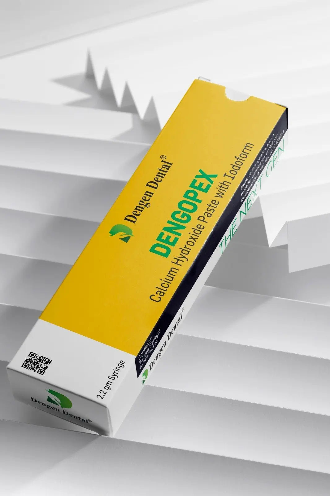 Dengen dengopex calcium hydroxide paste containing iodoform