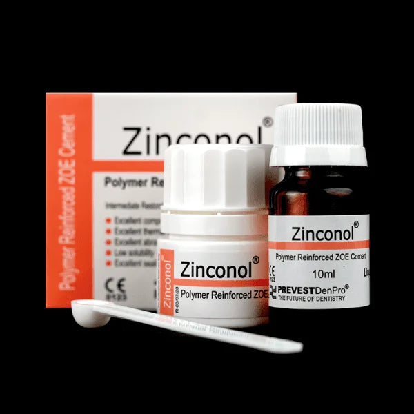 Prevest Zinconol zinc oxide eugenol cement powder and liquid