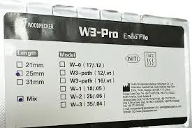WOODPECKER W3-Pro Rotary files 25 mm