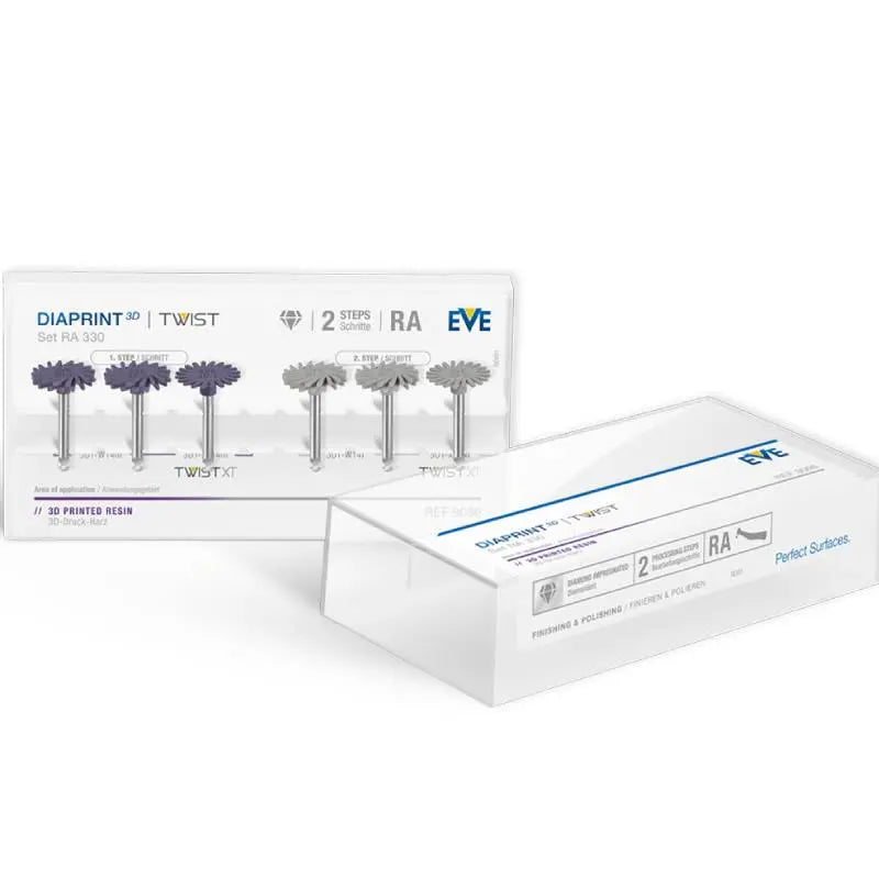 EVE DIAPRINT 3D TWIST Kit RA 330 diamond-impregnated polishing system