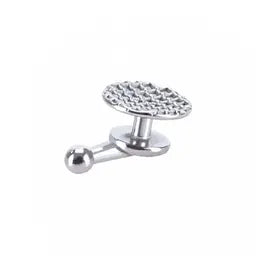 Matt Ortho Bondable Button Round Base with hook 1 piece