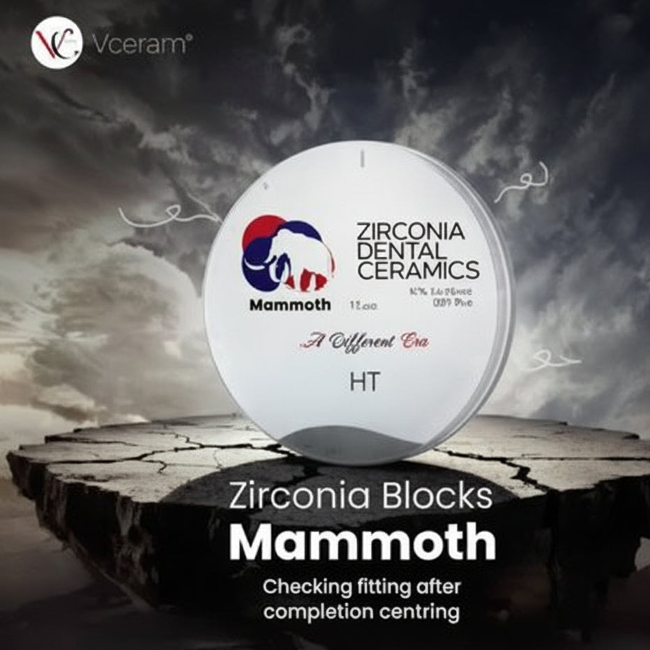 Mammoth Zirconia Dick HT 37%Translucent 1200 Mpa