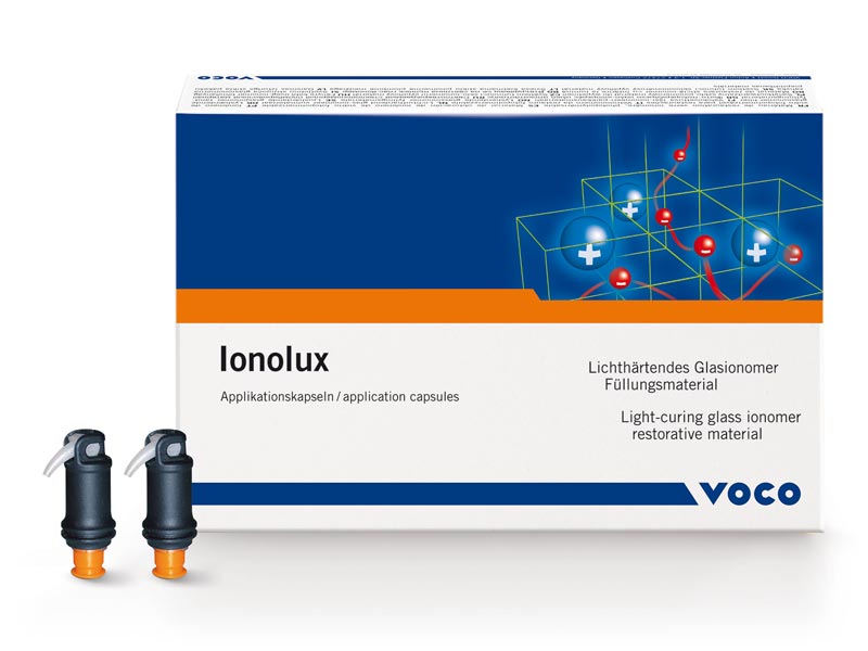 Ionolux LC resin modifed glass ionomer Filling Capsule