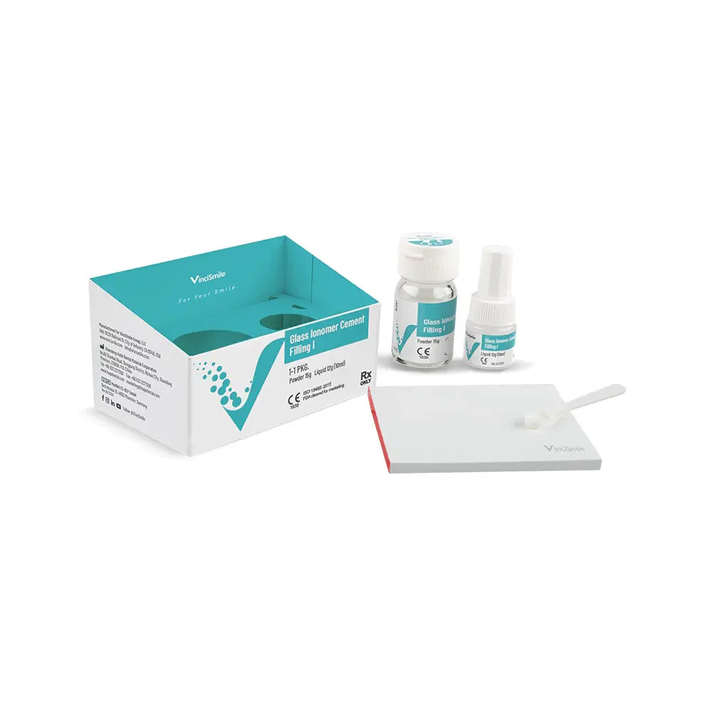Vincismile Glass Ionomer Cement Filling 15 gm powder 12 gm liquid
