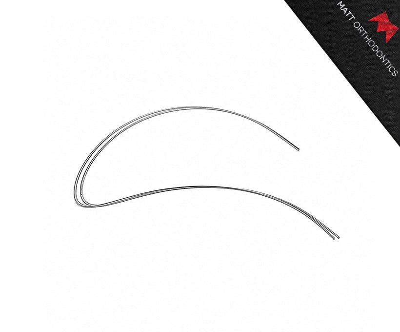 Matt Ortho Performance Reverse Curve NITI upper (5 wire/pack)
