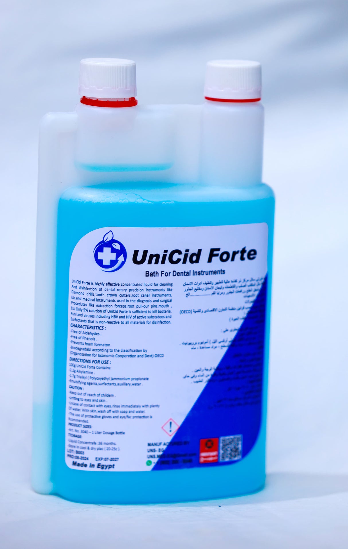 Unicid Forte 1 L Medical and Dental Instruments Disinfectant