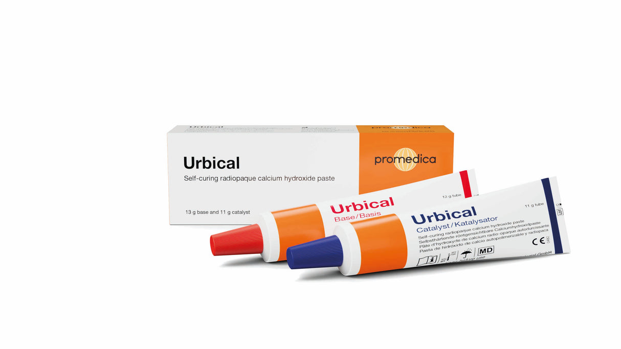 Urbical Self-curing calcium hydroxide paste system 13 g base+ 11 g catalyst