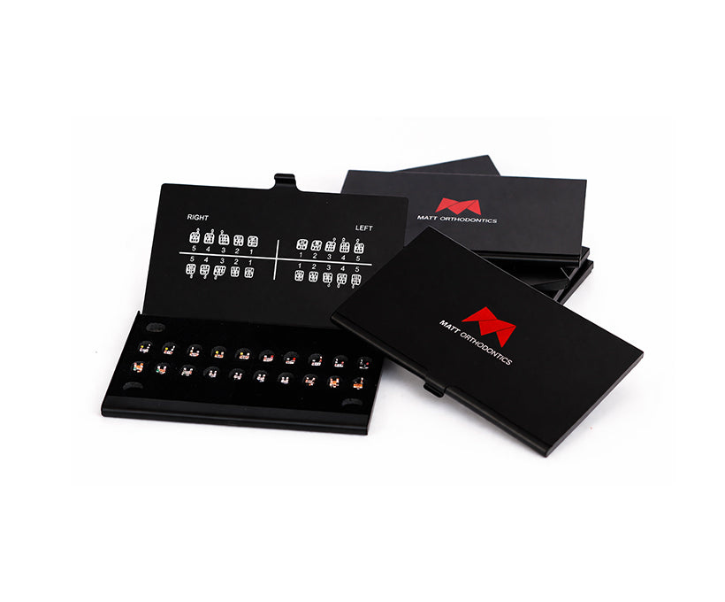 Matt ortho pierre metal brackets standard 018
