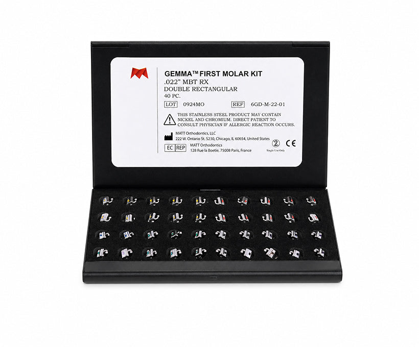 Matt Ortho Gemma 1st Molar Double Convertible Tubes