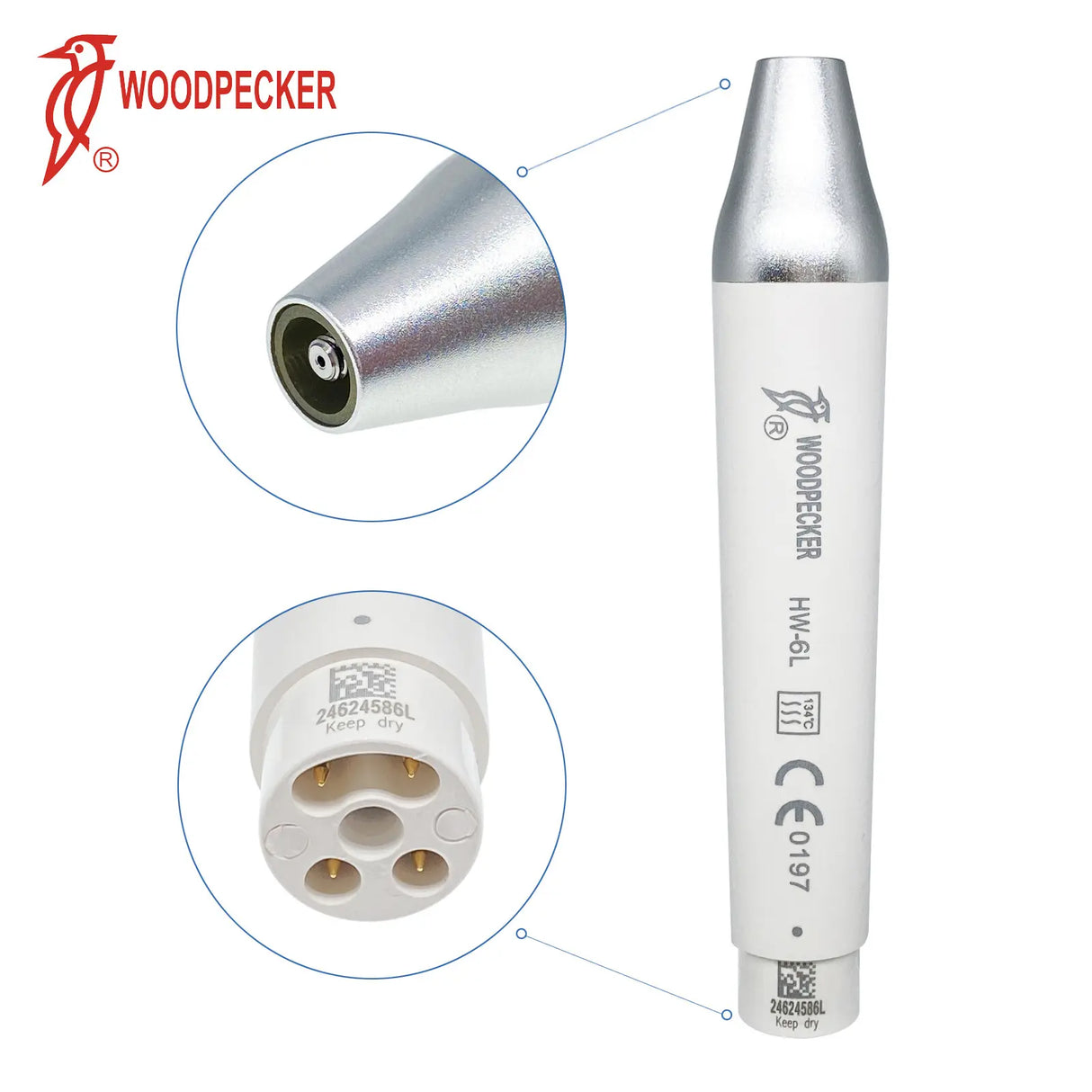 Woodpecker HW-6L U600/U6 Ultrasonic scaler Handpiece
